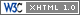 Valid XHTML 1.0 Transitional